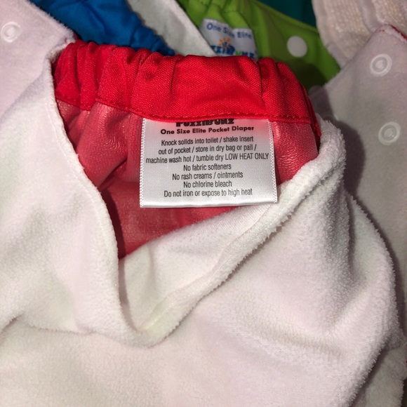 FuzziBunz - One Size Pocket Diapers with inserts - Picture 8 of 8